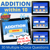 Addition to 10 Boom Cards Winter Distance Learning