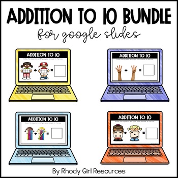 Preview of Addition to 10 Bundle for Google Slides