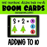 Addition to 10 Christmas Tree BOOM Cards