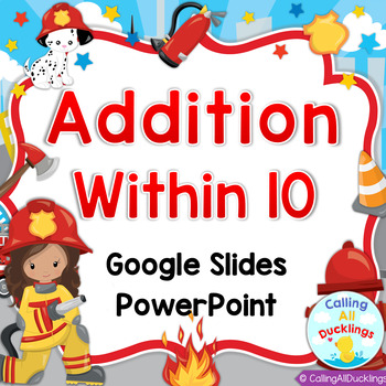 Preview of Addition to 10 Digital Centers and Games | PowerPoint | Google Slides