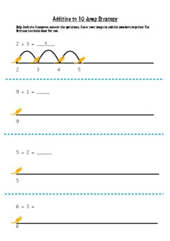 jump strategy addition teaching resources teachers pay teachers