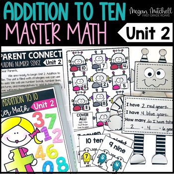Preview of Addition to 10 Master Math Unit 2 Distance Learning