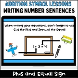 Addition to 10 Plus & Equal Sign No Prep Teaching Slides, 