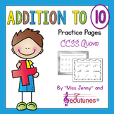 Addition to 10 Practice Pages Packet and Digital Activity 