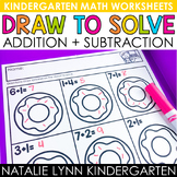 Addition to 10 + Subtraction within 10 Drawing Pictures to
