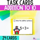 Addition to 10 Task Cards or Scoot Game for Back to School