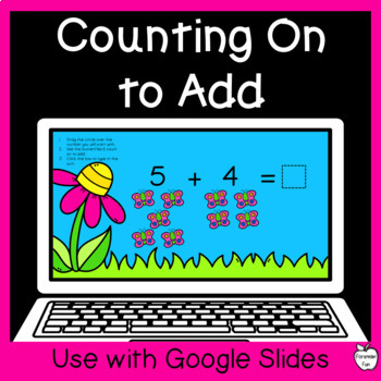 Preview of Addition to 10 With Pictures - Single Digit Addition Google Slides