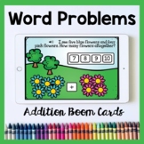 Addition to 10 Word Problems Boom Cards