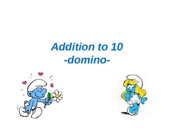 Preview of Addition to 10-domino