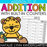 Addition to 10 with Built-in Counters within 10 Kindergart