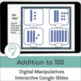 Addition to 100 using Base-10 Blocks | Digital Visual Models