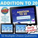 Addition to 20 Boom Cards Winter Distance Learning