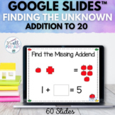 Addition to 20 - Finding the Unknown - Google Slides™