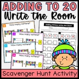 Addition to 20 First Grade Math Scavenger Hunt Activity Ta