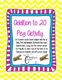 Addition to 20 Peg Activity