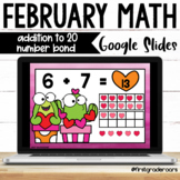 Addition to 20 Ten Frames February Google Slides