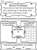 Addition to 20 Word Problems Worksheets (Addition Word Pro