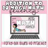 Addition to 20 Yoga Math Movement Review Game Practice