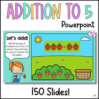 Preview of Addition to 5 /Kindergarten/Digital Resource/Number Sense/Algebraic Thinking