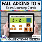 Adding to 5 Boom Cards ™  Fall Themed