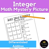 Addition with Carrying Over Differentiated Math Mystery Picture