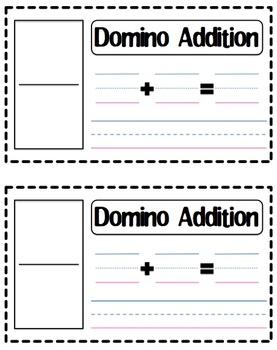 Addition with Dominos Worksheet by Shannon Allison -- PrintPlanRepeat