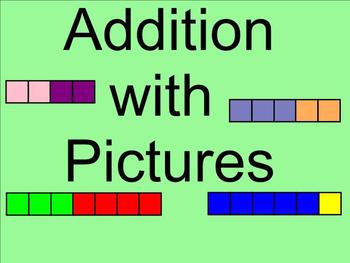 Preview of Addition with Pictures - Practice Problems - Smartboard