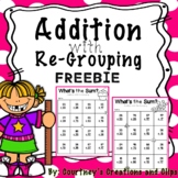 Addition with Re-Grouping {Freebie}