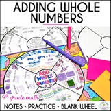 Addition with Regrouping 4th Grade Math Doodle Wheel Guide