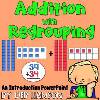 Preview of Addition with Regrouping PowerPoint Lesson