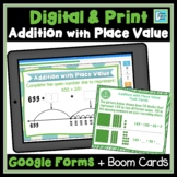 Addition with Regrouping Task Cards | Print & Digital Reso