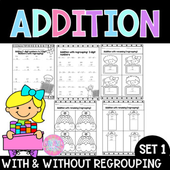 Preview of Addition with and without Regrouping