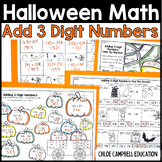 Addition within 1,000 Halloween Math Worksheets - 3 Digit 