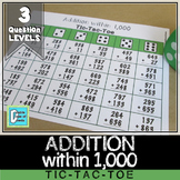 Addition with Regrouping Tic Tac Toe Game **FREE**