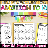 Addition within 10 | First Grade | New GA Math Standards Aligned