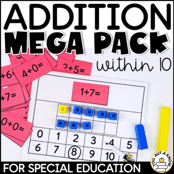 Preview of Addition within 10 Mega Pack for Special Education