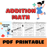 Addition within 10 Worksheets Math Fact Fluency Practice