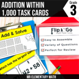Addition within 1000 Task Cards 3rd Grade Math Centers