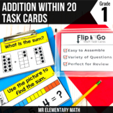 Addition within 20 Task Cards 1st Grade Math Centers