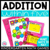 FREE Addition Math Games for Kindergarten
