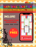 Addition worksheets 100 Problems//MATHEMATIC/Meet the teacher