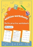Addition worksheets for UKG and grade 1 | Maths practice w