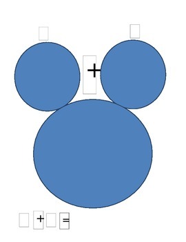 Preview of Addition:Mickey Mouse Math