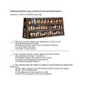 Additional AP Art History Multiple Choice Questions: Ancie
