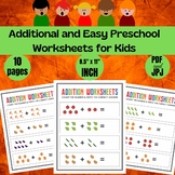 Additional and Easy Preschool Worksheets for Kids