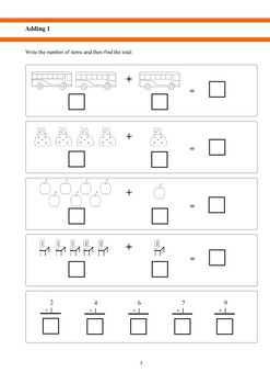 Additions Maths Workbook For 5 And 6 Years Old Compatible With Year 1 Uk