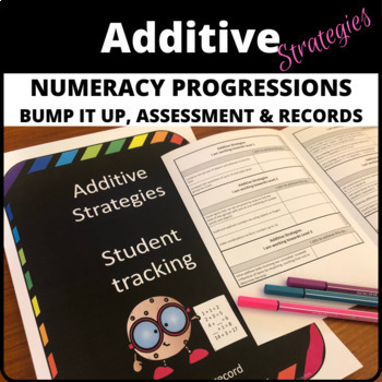 Preview of Additive strategies Numeracy progression bump it up for Australian Curriculum
