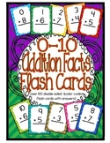 Addition Facts 0-10 Flash Cards {double sided to include a