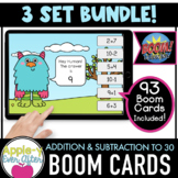 Additon & Subtraction to 30 - Digital Task Cards for Boom Cards™
