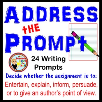Preview of Modes of Writing Quiz 24 Writing Prompts (Narrative, Expository, Persuasive)